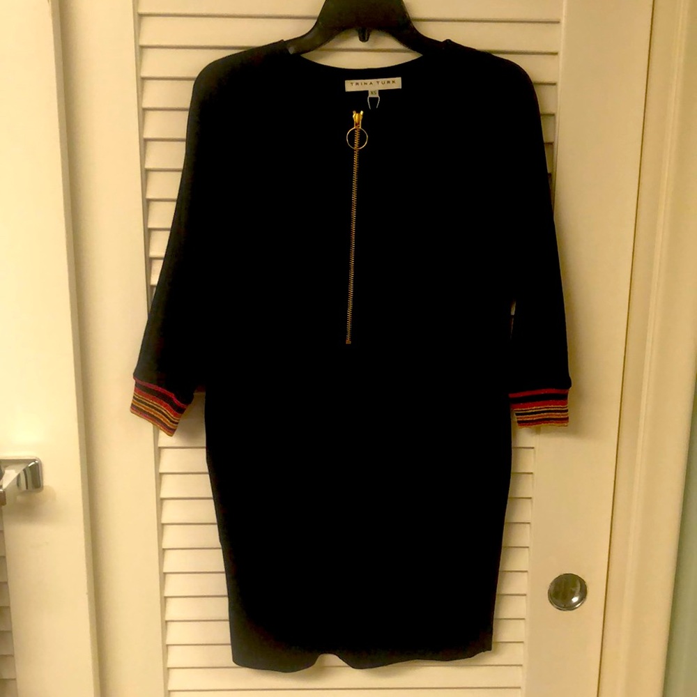 Trina Turk Ocelot Dark Navy (Indigo) Dress - NWT